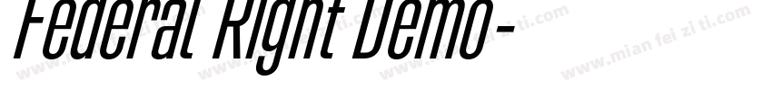 Federal Right Demo字体转换